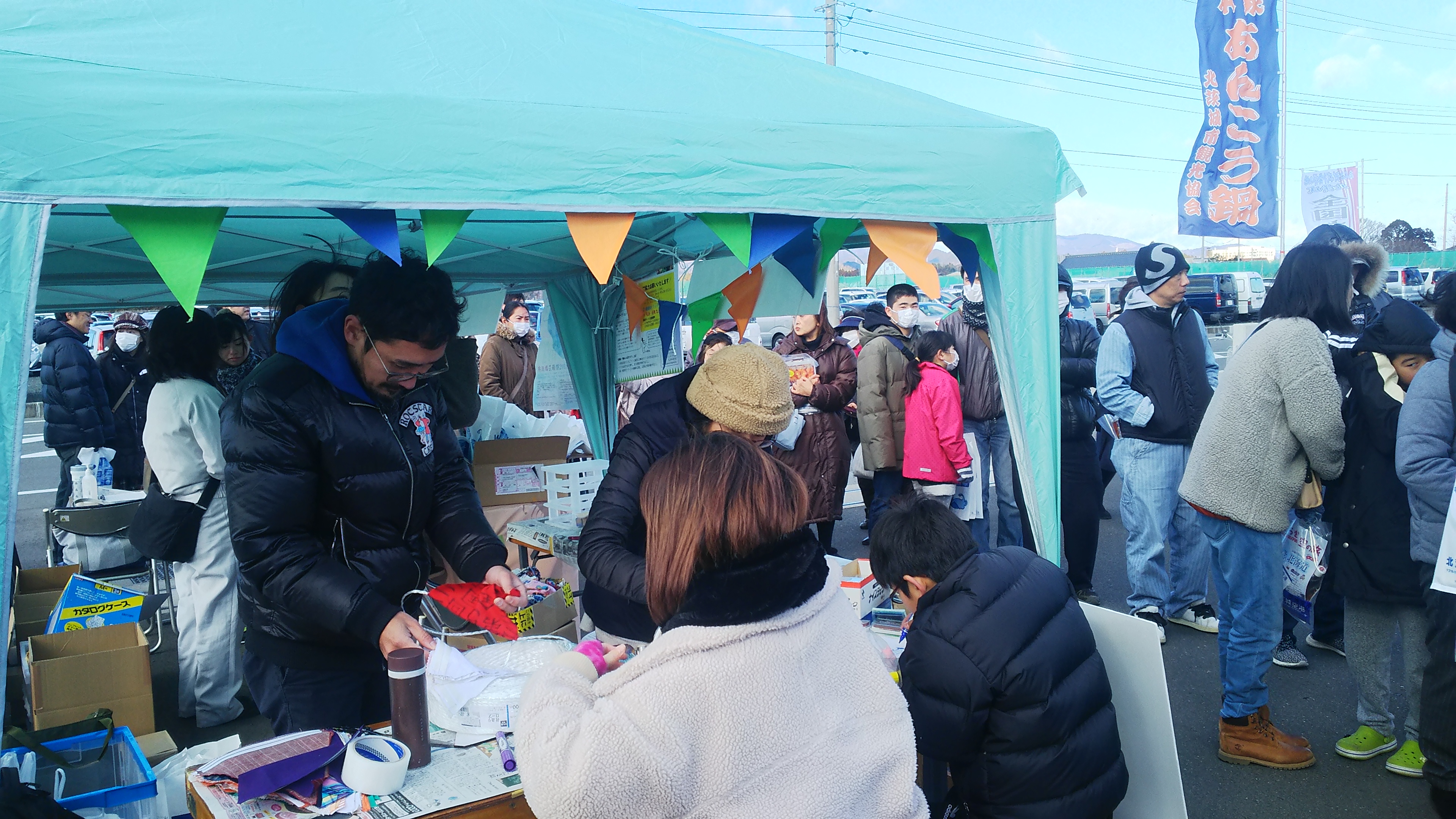 02 行列と協力隊ブース