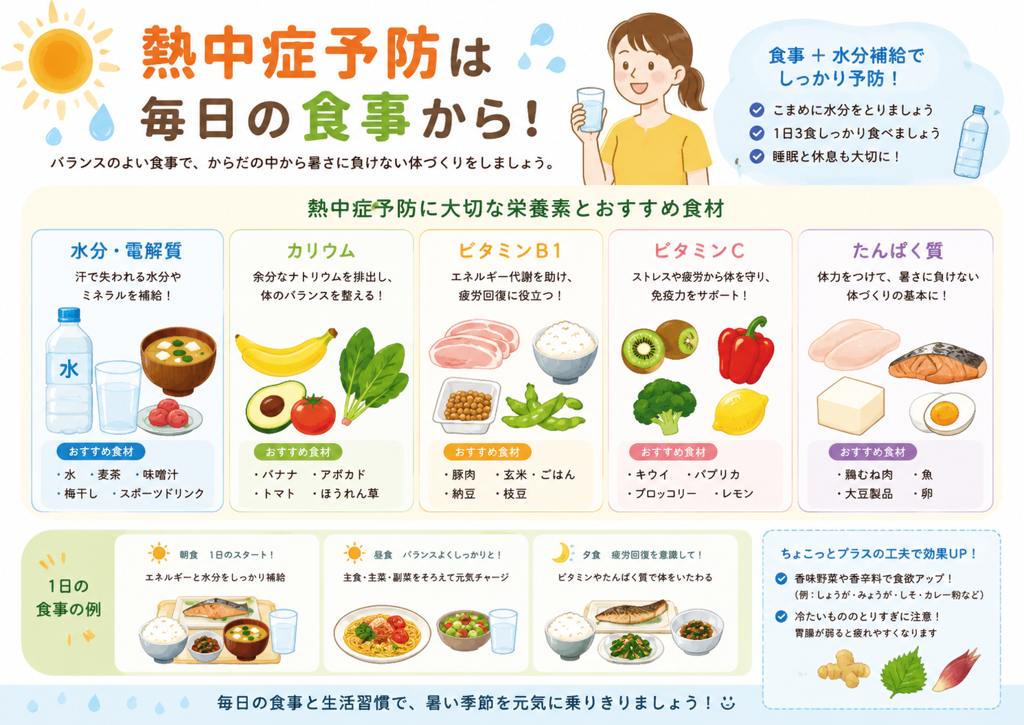 熱中症予防の食事