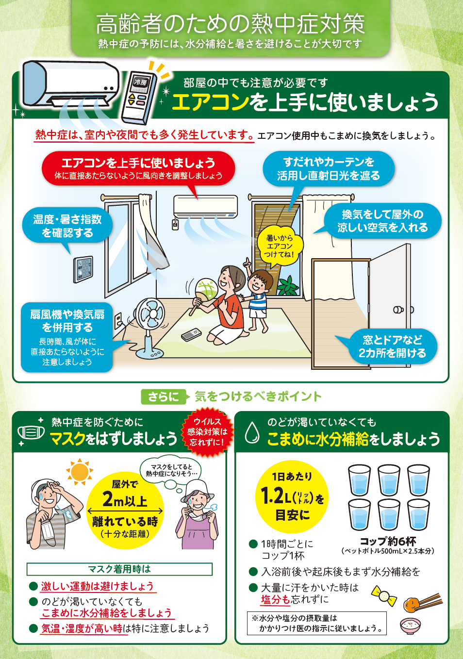 高齢者のための熱中症対策