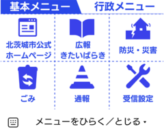 基本メニュータブ